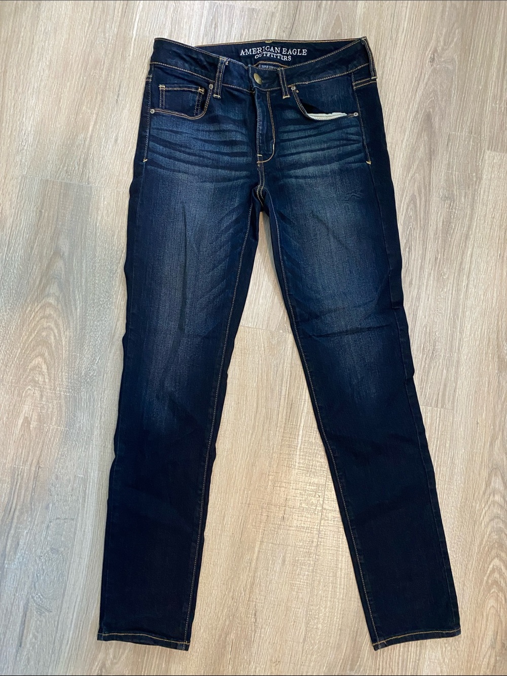 American Eagle Outfitters Women's Deep Indigo Skinny Jeans